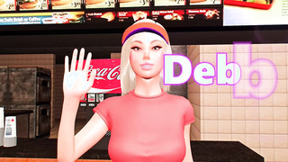 Animación 3D. El chico del Mcdonald's TRANS. Pat. 2