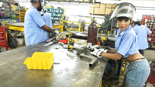 Lola sex and River sex Dirty Workshop XXX