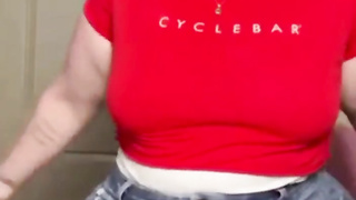 SSBBW Big booty pawg tease & dildo