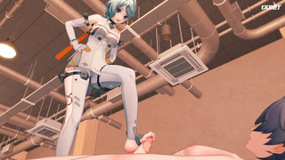 Футджоб в спортзале 1 серия