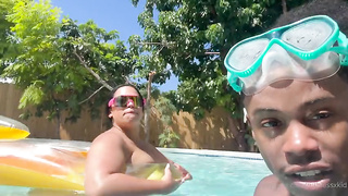 BarbieDollStef - Poolside BBC Fuck With Lil D rq
