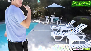 Natalie Monroe Hot sun nice pool and BIG Sub esp